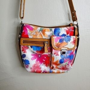 Rosetta Floral Zip purse